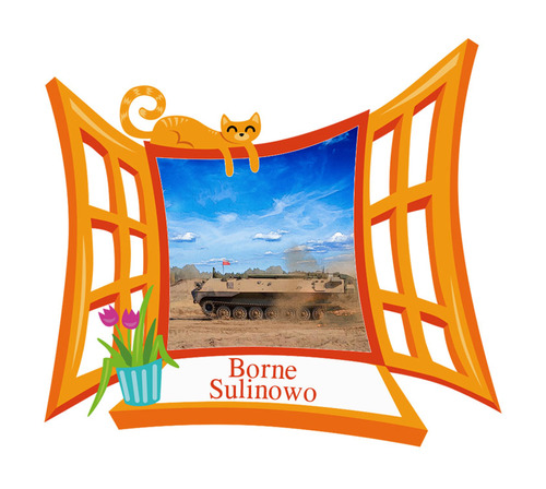 Polyresinowy magnes Okno Borne Sulinowo