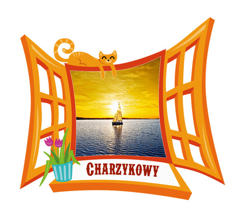 Polyresinowy magnes Okno Charzykowy