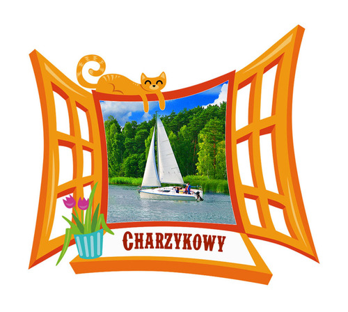 Polyresinowy magnes Okno Charzykowy