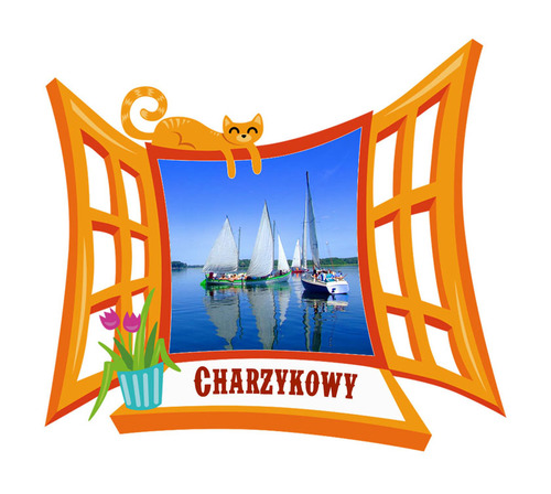 Polyresinowy magnes Okno Charzykowy