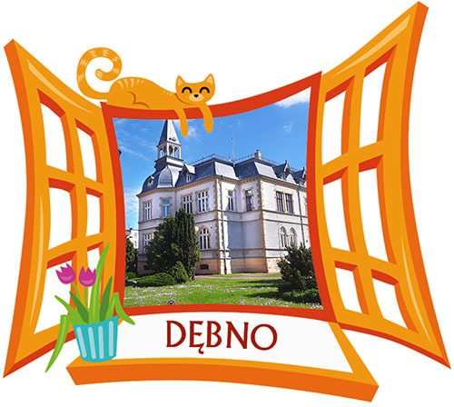 Polyresinowy magnes Okno Dębno