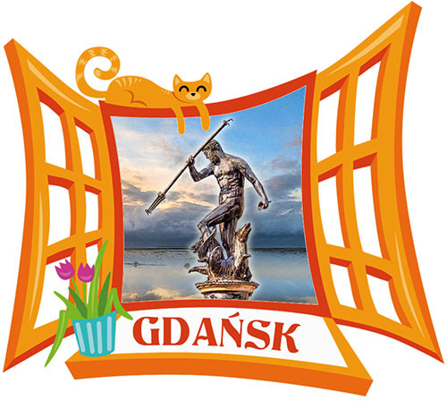 Polyresinowy magnes Okno Gdańsk