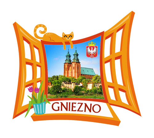 Polyresinowy magnes Okno Gniezno