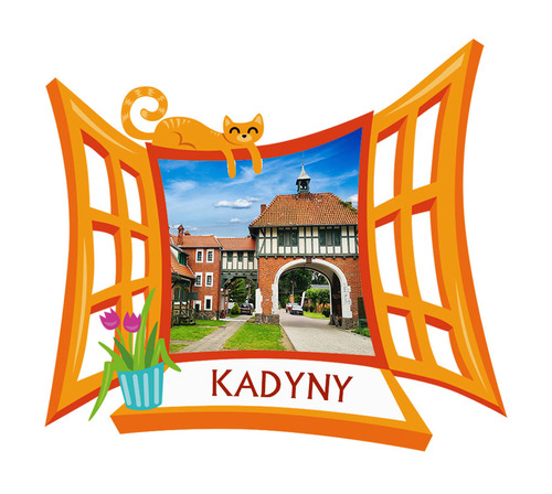 Polyresinowy magnes Okno Kadyny