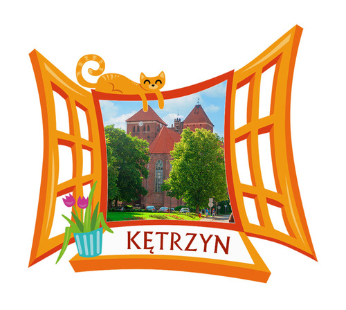 Polyresinowy magnes Okno Kętrzyn