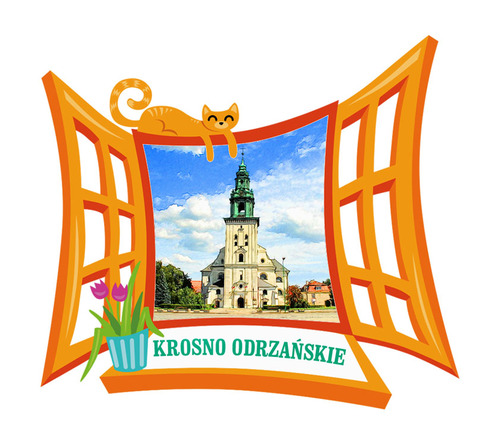 Polyresinowy magnes Okno Krosno Odrzańskie
