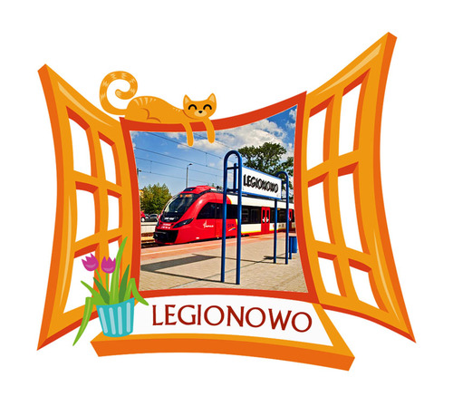 Polyresinowy magnes Okno Legionowo