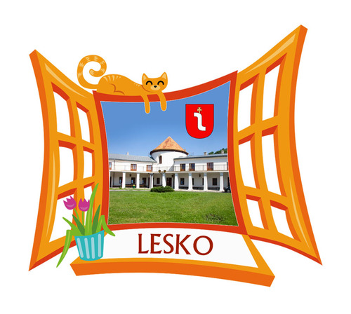 Polyresinowy magnes Okno Lesko