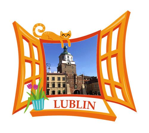 Polyresinowy magnes Okno Lublin