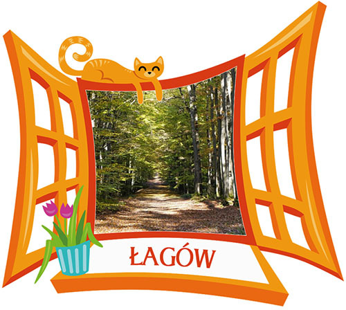 Polyresinowy magnes Okno Łagów