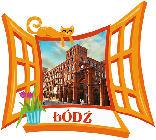 Polyresinowy magnes Okno Łódź