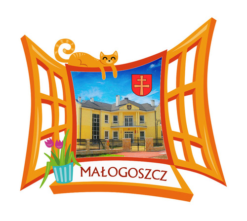 Polyresinowy magnes Okno Małogoszcz