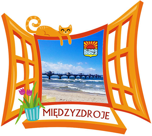 Polyresinowy magnes Okno Międzyzdroje