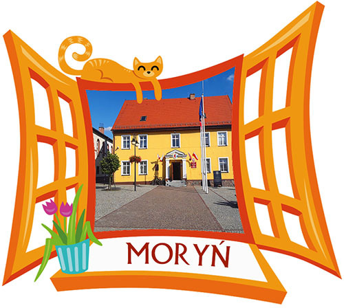 Polyresinowy magnes Okno Moryń