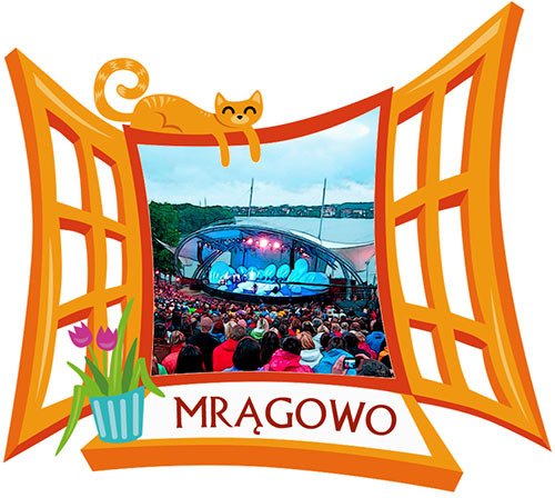 Polyresinowy magnes Okno Mrągowo