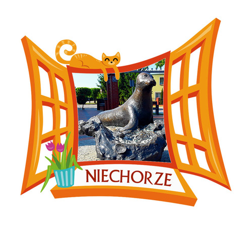 Polyresinowy magnes Okno Niechorze