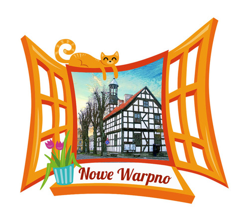 Polyresinowy magnes Okno Nowe Warpno