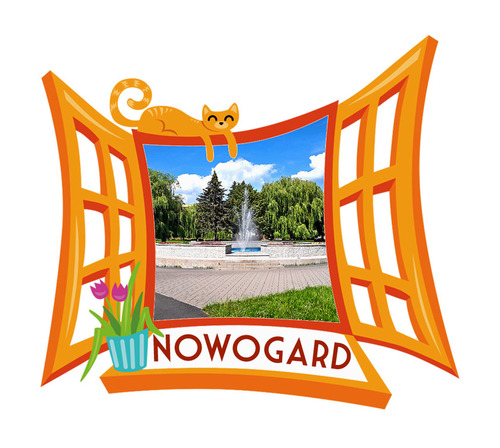 Polyresinowy magnes Okno Nowogard