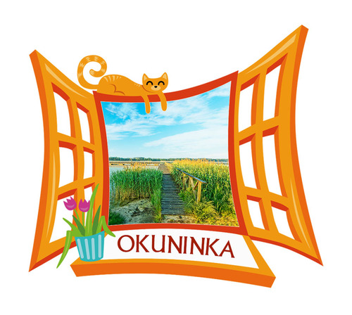 Polyresinowy magnes Okno Okuninka