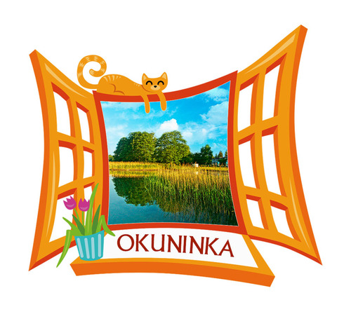 Polyresinowy magnes Okno Okuninka