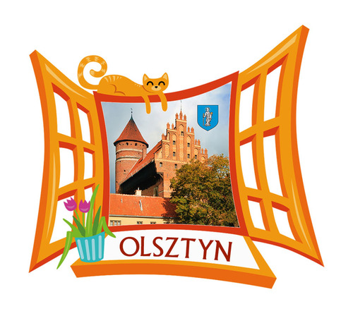 Polyresinowy magnes Okno Olsztyn