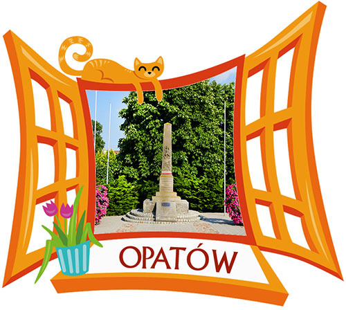 Polyresinowy magnes Okno Opatów