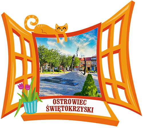 Polyresinowy magnes Okno Ostrowiec Świętokrzyski