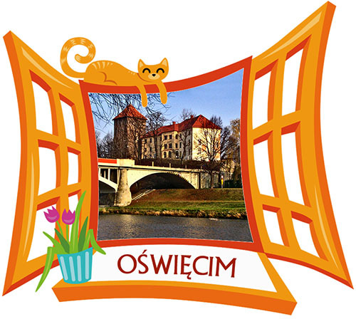 Polyresinowy magnes Okno Oświęcim