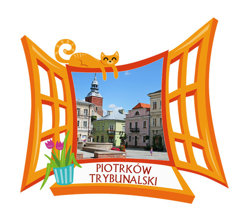 Polyresinowy magnes Okno Piotrków Trybunalski
