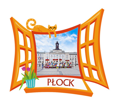 Polyresinowy magnes Okno Płock