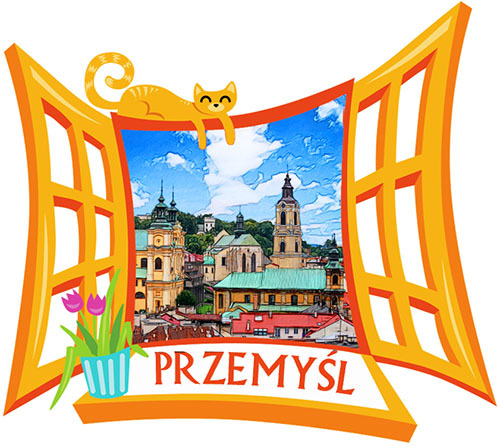 Polyresinowy magnes Okno Przemyśl