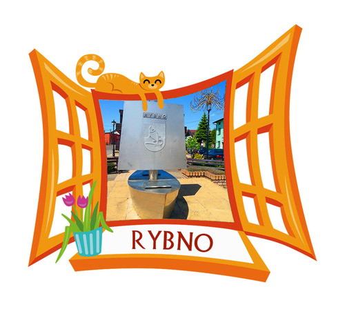 Polyresinowy magnes Okno Rybno