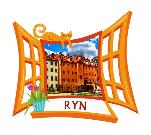 Polyresinowy magnes Okno Ryn