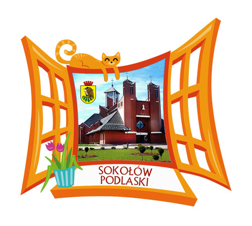 Polyresinowy magnes Okno Sokołów Podlaski