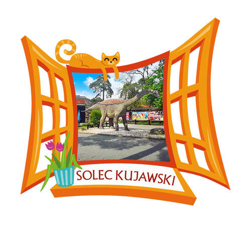 Polyresinowy magnes Okno Solec Kujawski