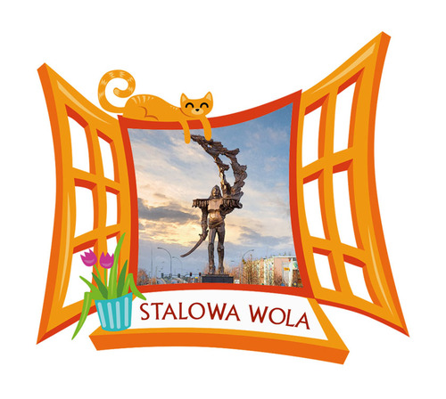 Polyresinowy magnes Okno Stalowa Wola