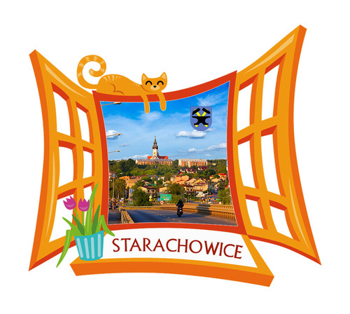 Polyresinowy magnes Okno Starachowice