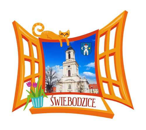Polyresinowy magnes Okno Świebodzice