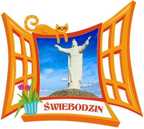 Polyresinowy magnes Okno Świebodzin