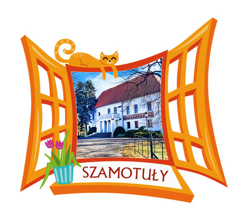 Polyresinowy magnes Okno Szamotuły
