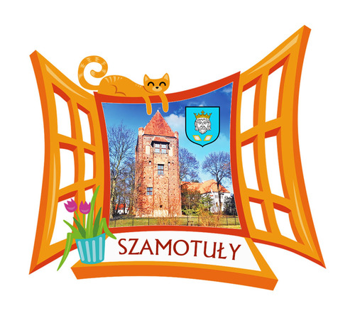 Polyresinowy magnes Okno Szamotuły