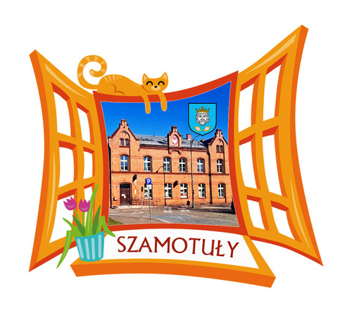 Polyresinowy magnes Okno Szamotuły