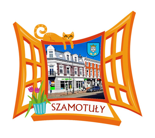 Polyresinowy magnes Okno Szamotuły