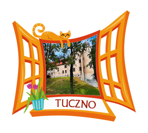 Polyresinowy magnes Okno Tuczno