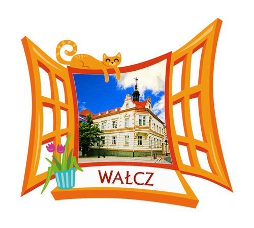 Polyresinowy magnes Okno Wałcz