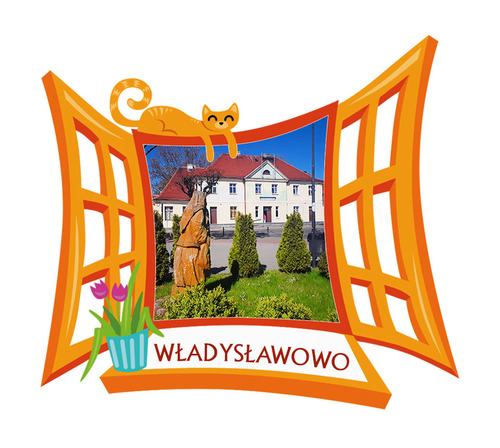 Polyresinowy magnes Okno Władysławowo