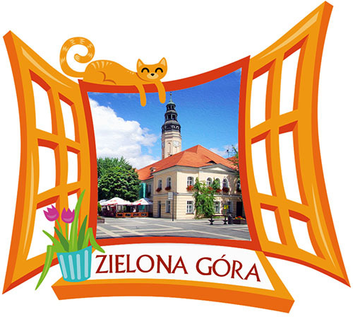 Polyresinowy magnes Okno Zielona Góra