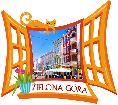 Polyresinowy magnes Okno Zielona Góra