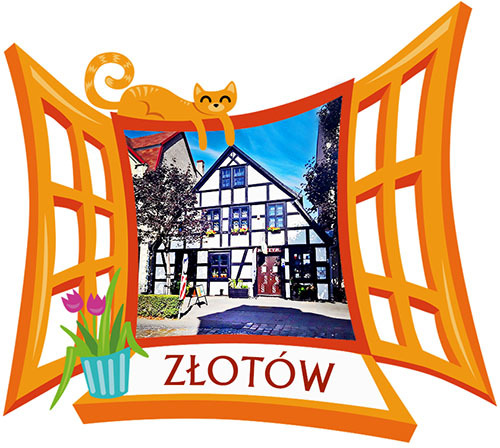 Polyresinowy magnes Okno Złotów
