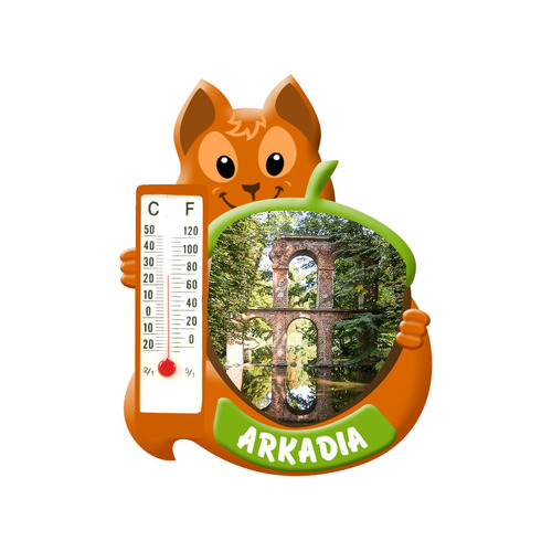 Polyresinowy magnes wiewiórka Arkadia